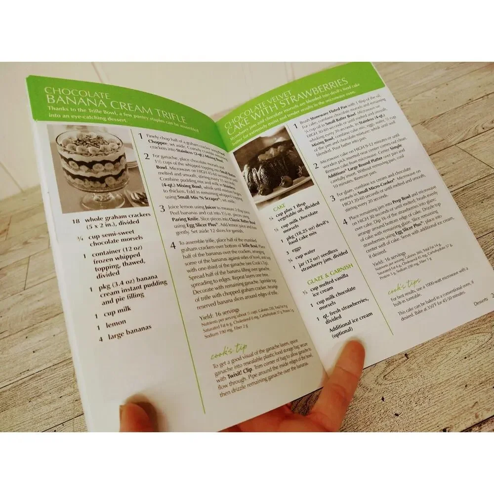 PAMPERED CHEF Cookbook Season's Best Recipes Spring /‎ Summer 2009 Item #1913